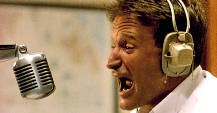 Some of the most enduring scenes in entertainment were unscripted and made up by Robin Williams