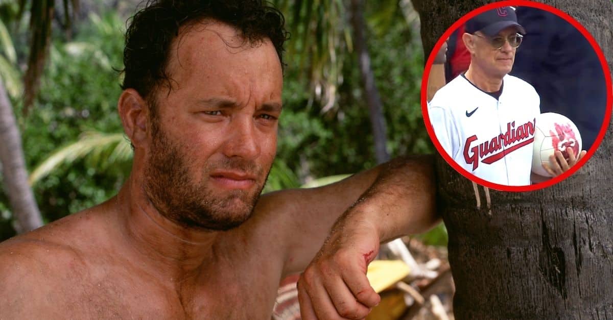 Tom Hanks Finally Reunites With Wilson From ‘Cast Away’ For Nostalgic First Pitch