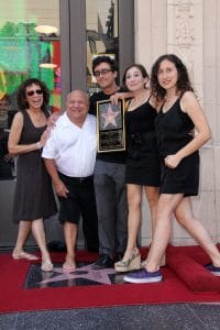 Danny Devito's children on the hollywood walk of fame