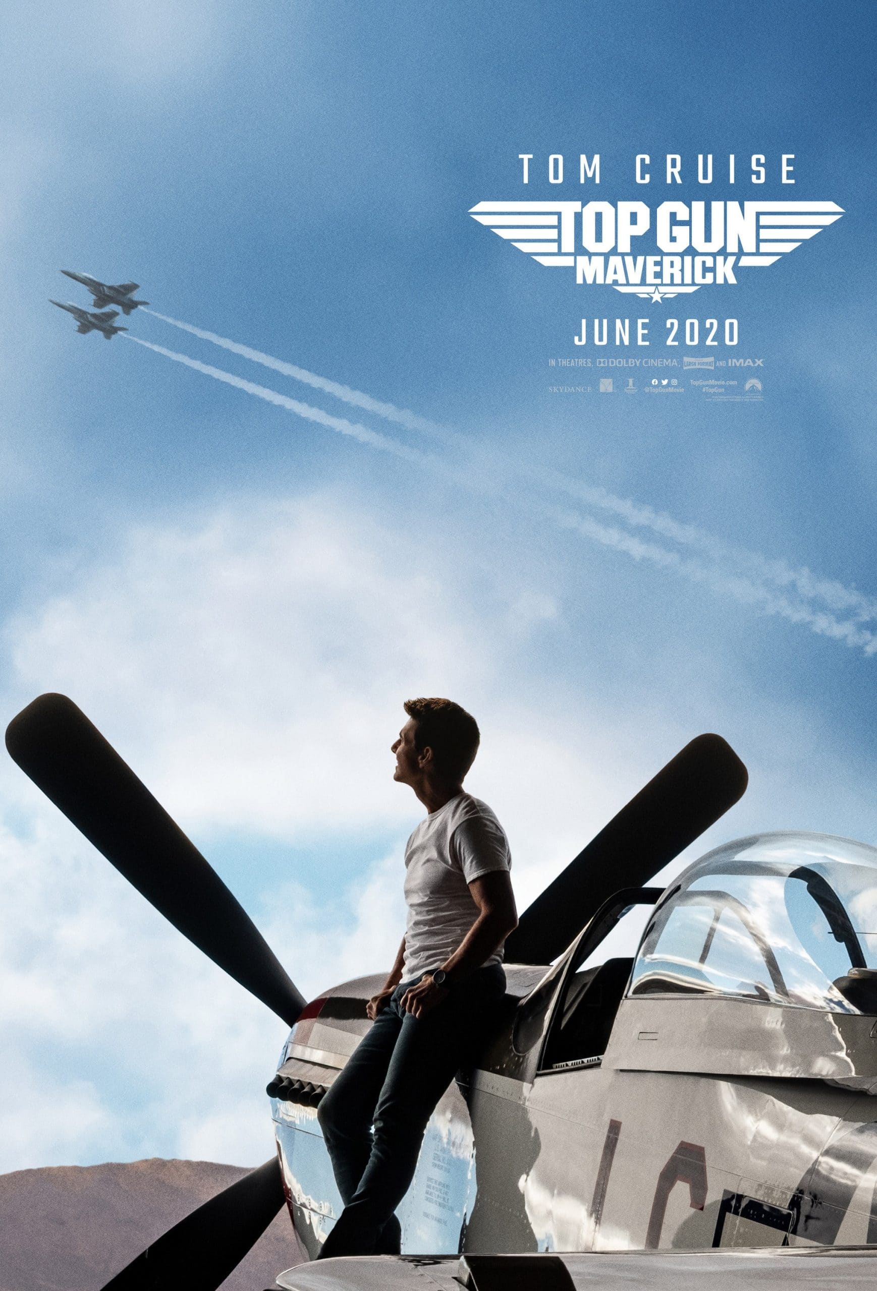 TOP GUN: MAVERICK, US advance poster, Tom Cruise, 2020