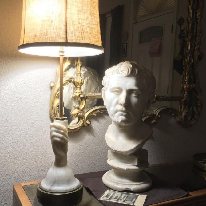 Roman Bust found by Laura Young