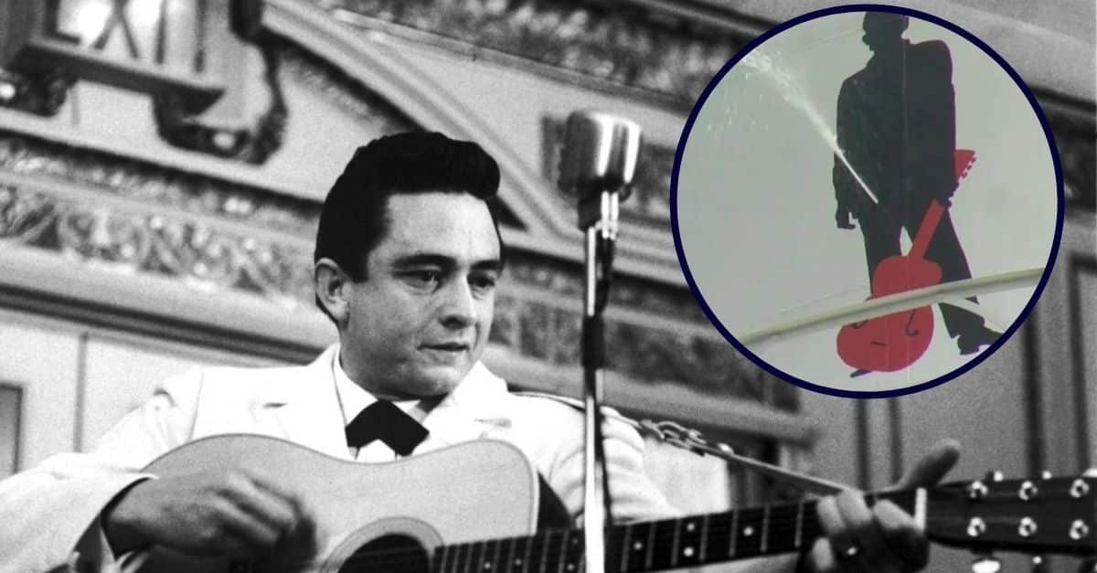 A Water Tower Mural Of Johnny Cash Appears To Take A Leak After Vandal Shoots It In ‘Sensitive Area’