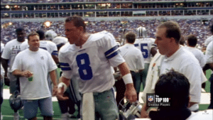 Aikman stepped away from playing but is very much involved in football still