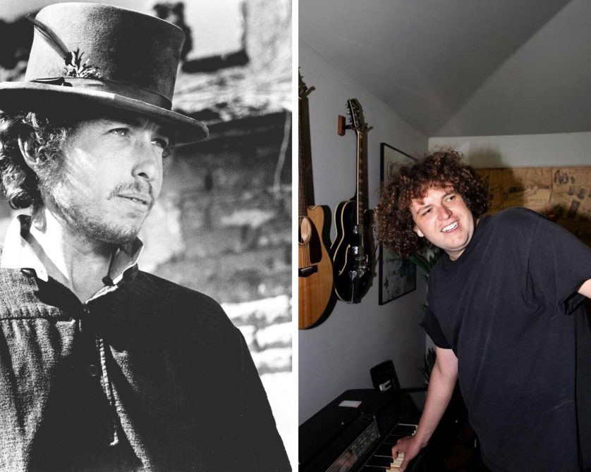 Bob Dylan and Pablo Dylan Grandchildren lookalike
