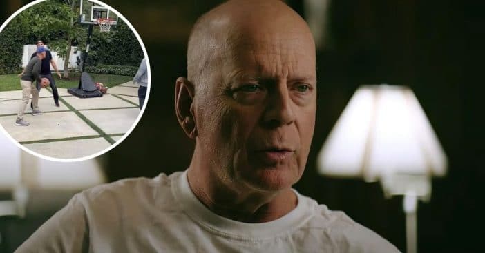 Bruce Willis wife shares photo of him playing basketball