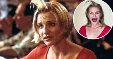 Cameron Diaz recreates scene from Theres Something About Mary