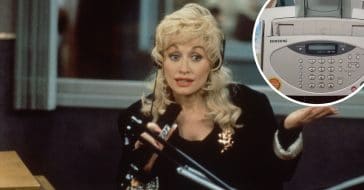 Dolly Parton prefers fax machines