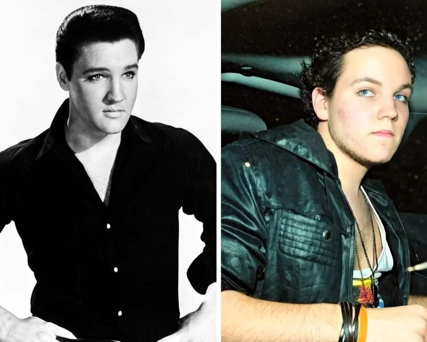 Elvis Presley and Benjamin Keough