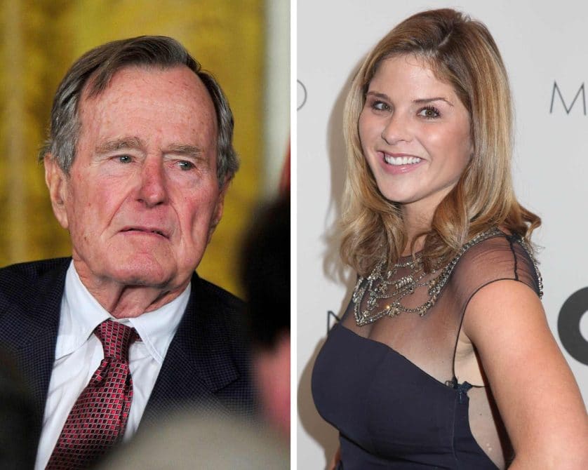 George H. W. Bush and Jenna Hager Bush Grandparents