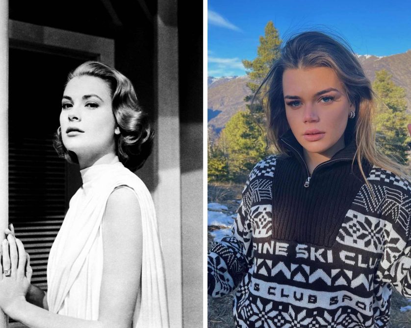 Grace Kelly and Camille Gottlieb Grandchildren lookalike