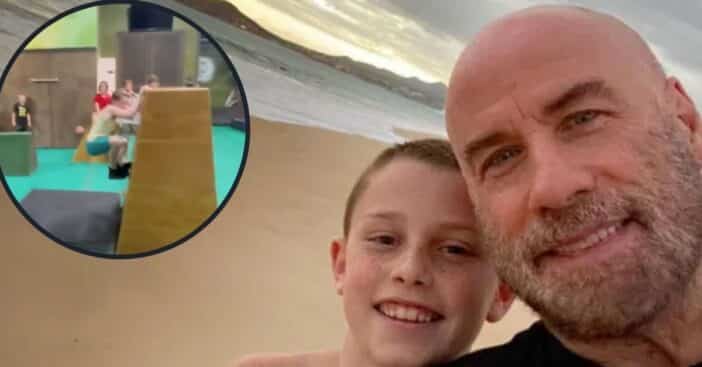 John Travolta’s Son 11-Year-Old Son, Benjamin, Wows Fans With Stunning Gym Stunts