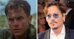 Johnny Depp then and now
