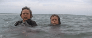 Jonathan Searle and his brother appeared in Jaws, seen pulling a prank