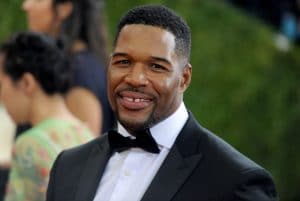 Michael Strahan retired from the NFL but is a persistent media persoanlity