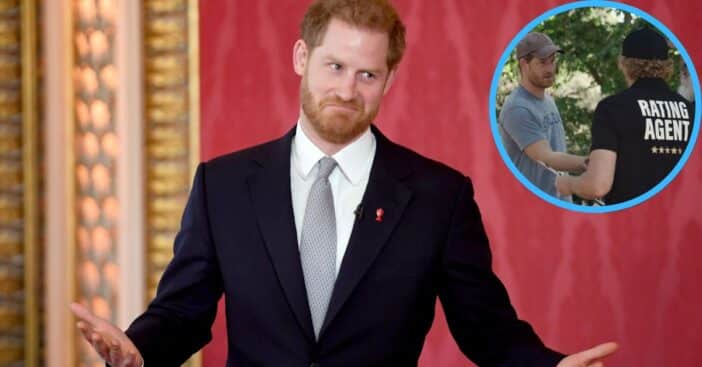 Prince Harry shows off his acting and a shirt dedicated to Lilibet