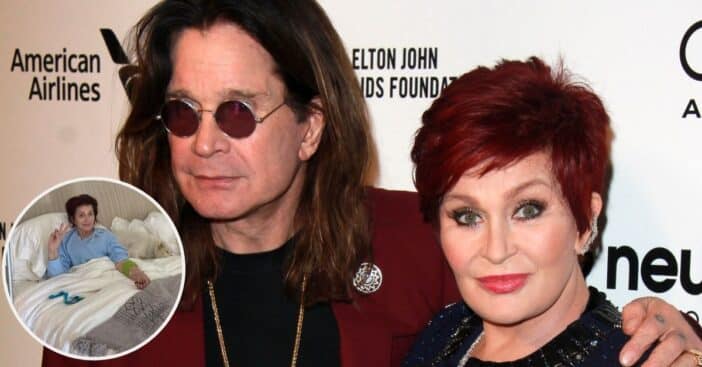 Sharon Osbourne Shares Photo Hooked Up To IV As She Battles COVID-19