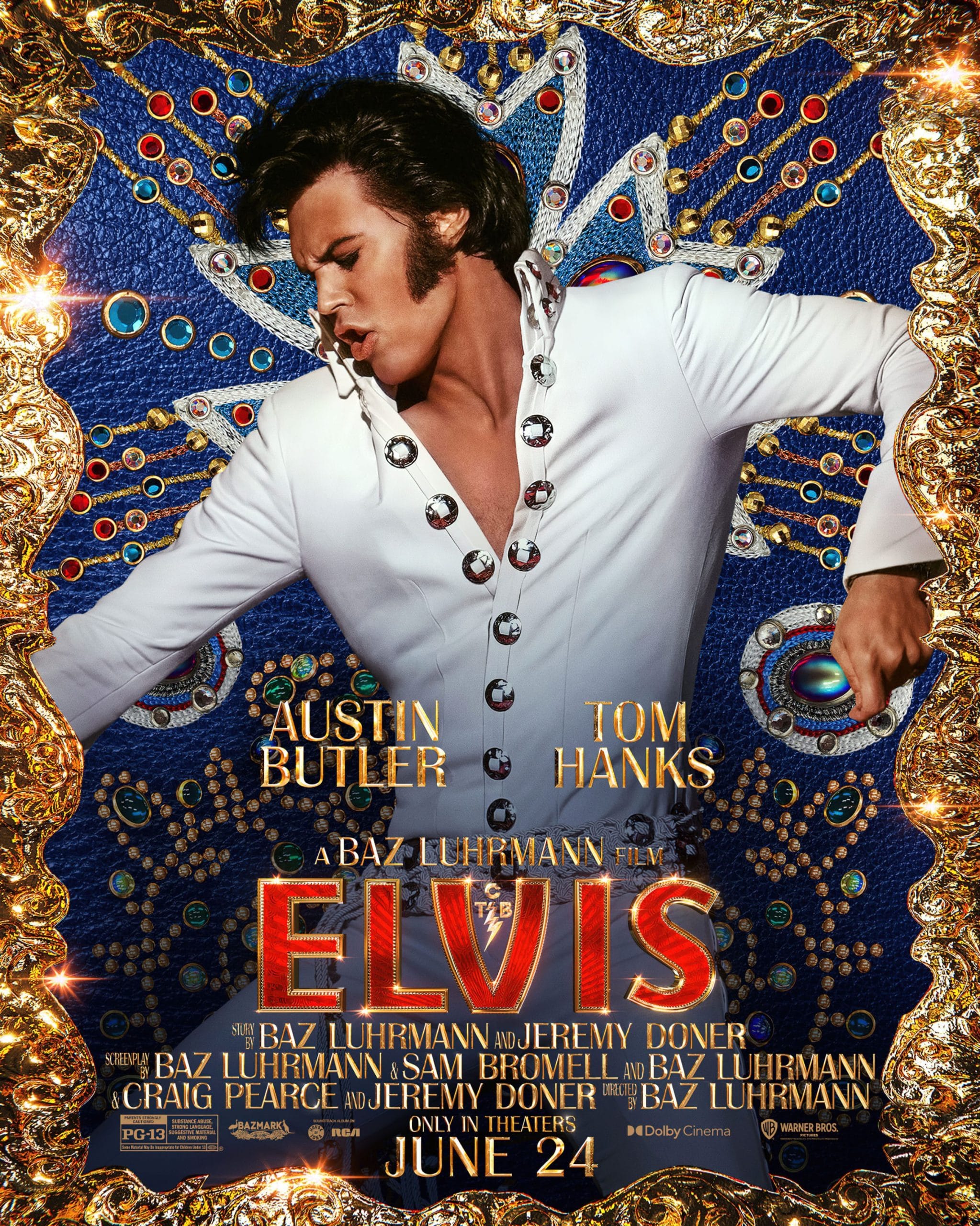 ELVIS, US poster, Austin Butler as Elvis Presley, 2022