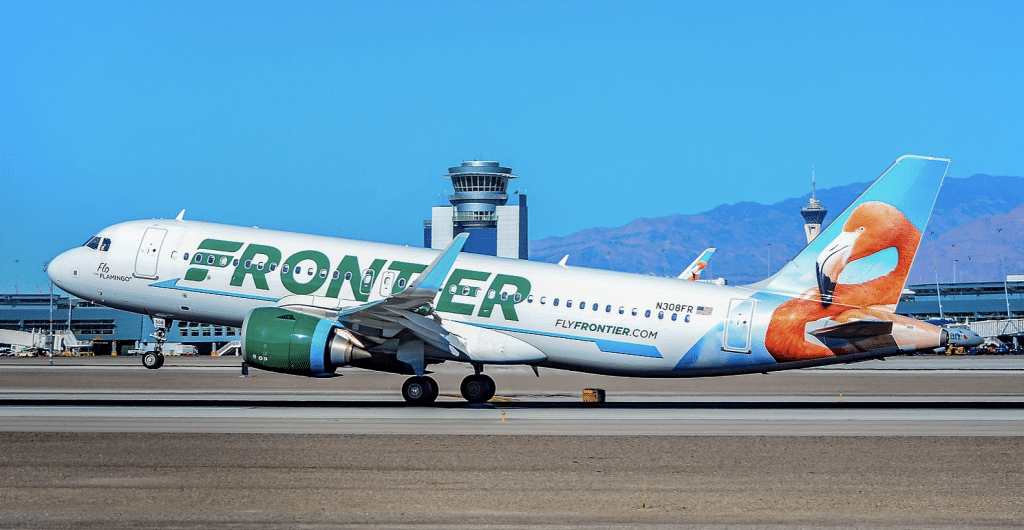 Frontier Airlines flight