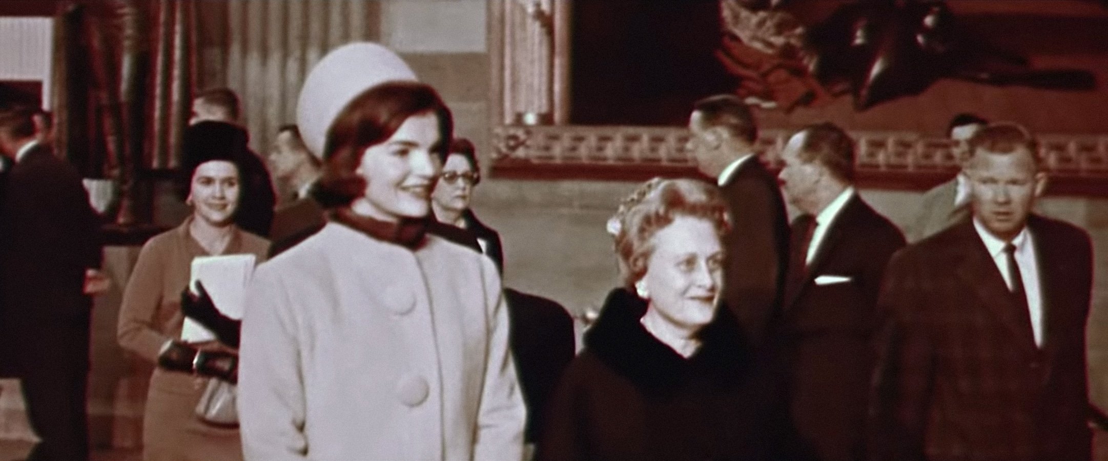 HALSTON, documentary, Jackie Kennedy (in Halston pillbox hat, on January 20, 1961), 2019