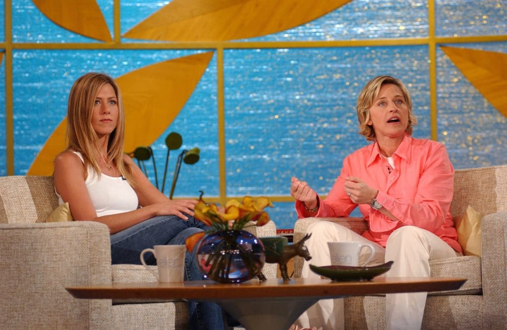 jennifer aniston ellen degeneres