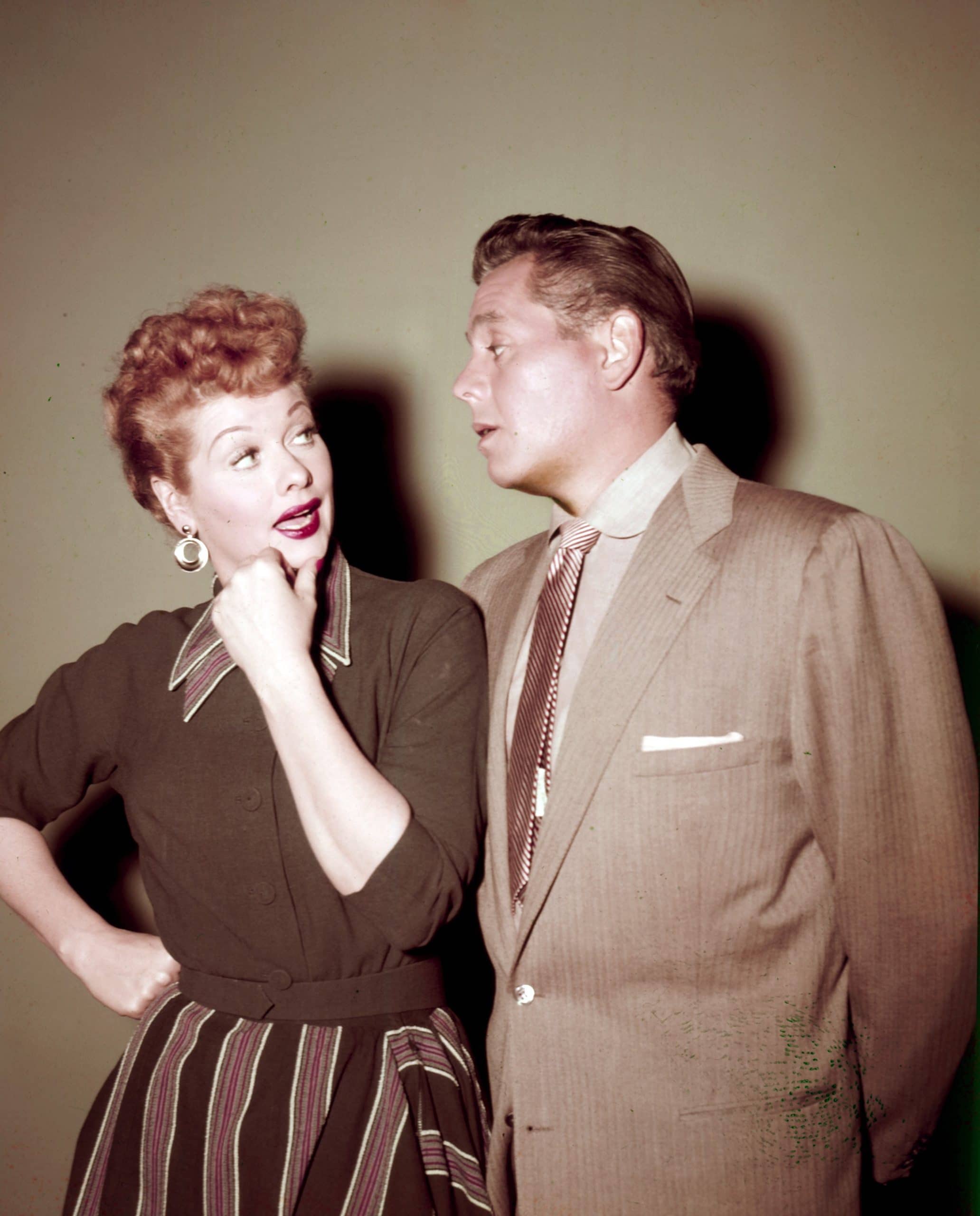 I LOVE LUCY, from left, Lucille Ball, Desi Arnaz, ca. mid-1950s