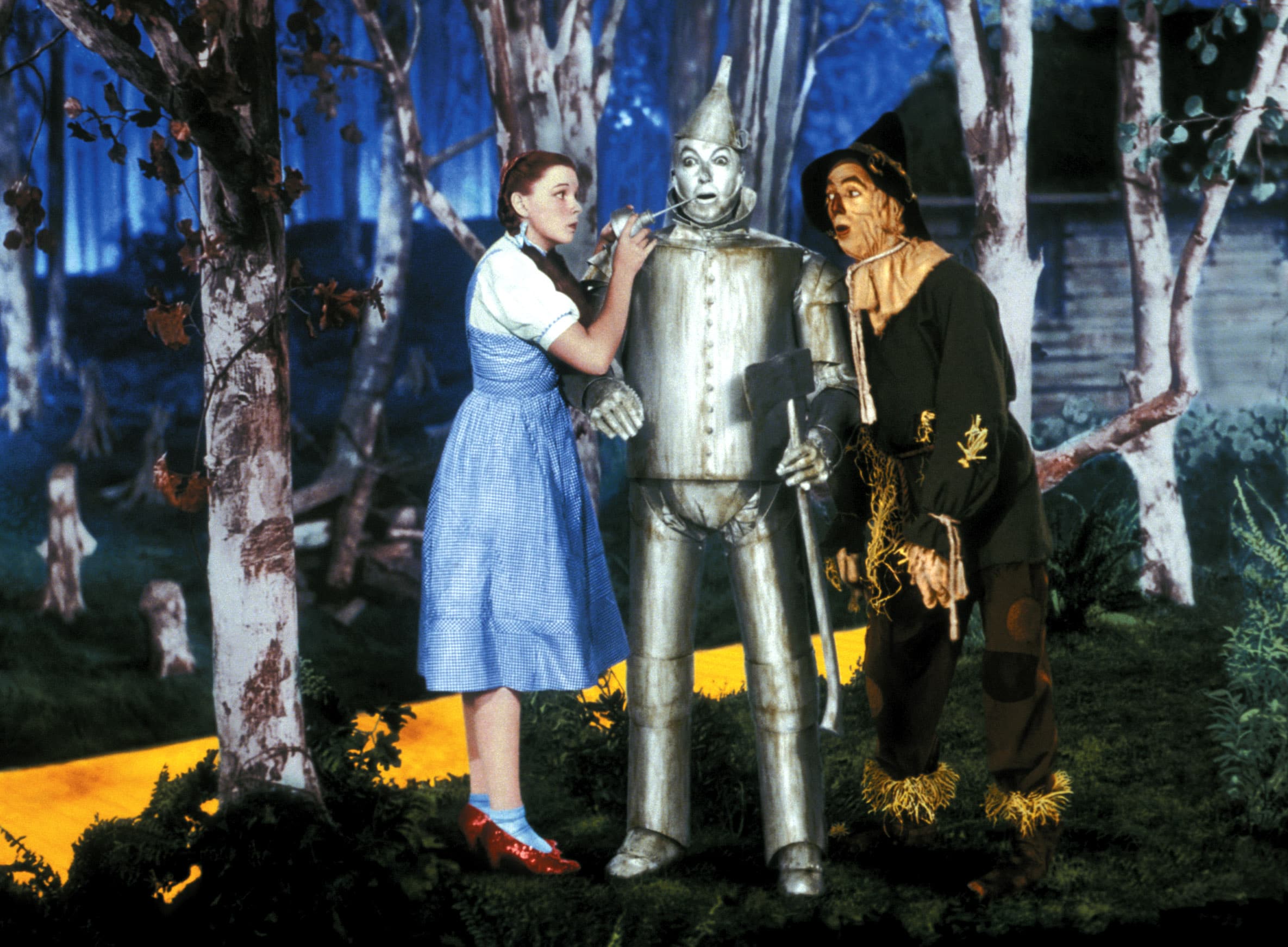 THE WIZARD OF OZ, Judy Garland, Jack Haley, Ray Bolger, 1939
