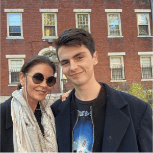 Catherine Zeta-Jones visited Dylan at Brown University back in October 2019