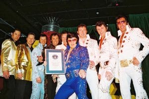 Elvis impersonators are a popular aspect of Las Vegas and themed weddings