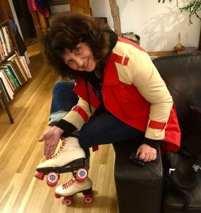 Forrestall celebrated finding her original roller skates after 40 years, just in time for her birthday