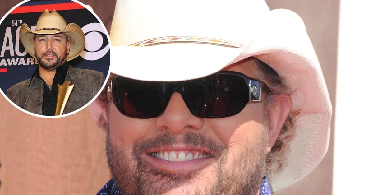 Jason Aldean Lends Support To Toby Keith After Cancer Diagnosis Announcement