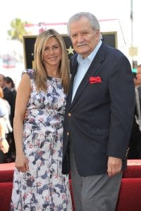 Jennifer Aniston and her father John Aniston