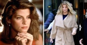 Kirstie Alley then and now