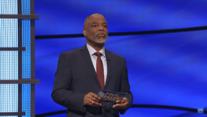 LeVar Burton as guest host of Jeopardy!