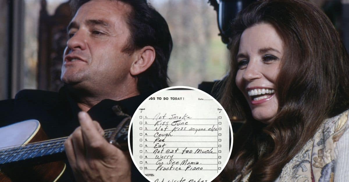 You have to read Johnny Cash to do list