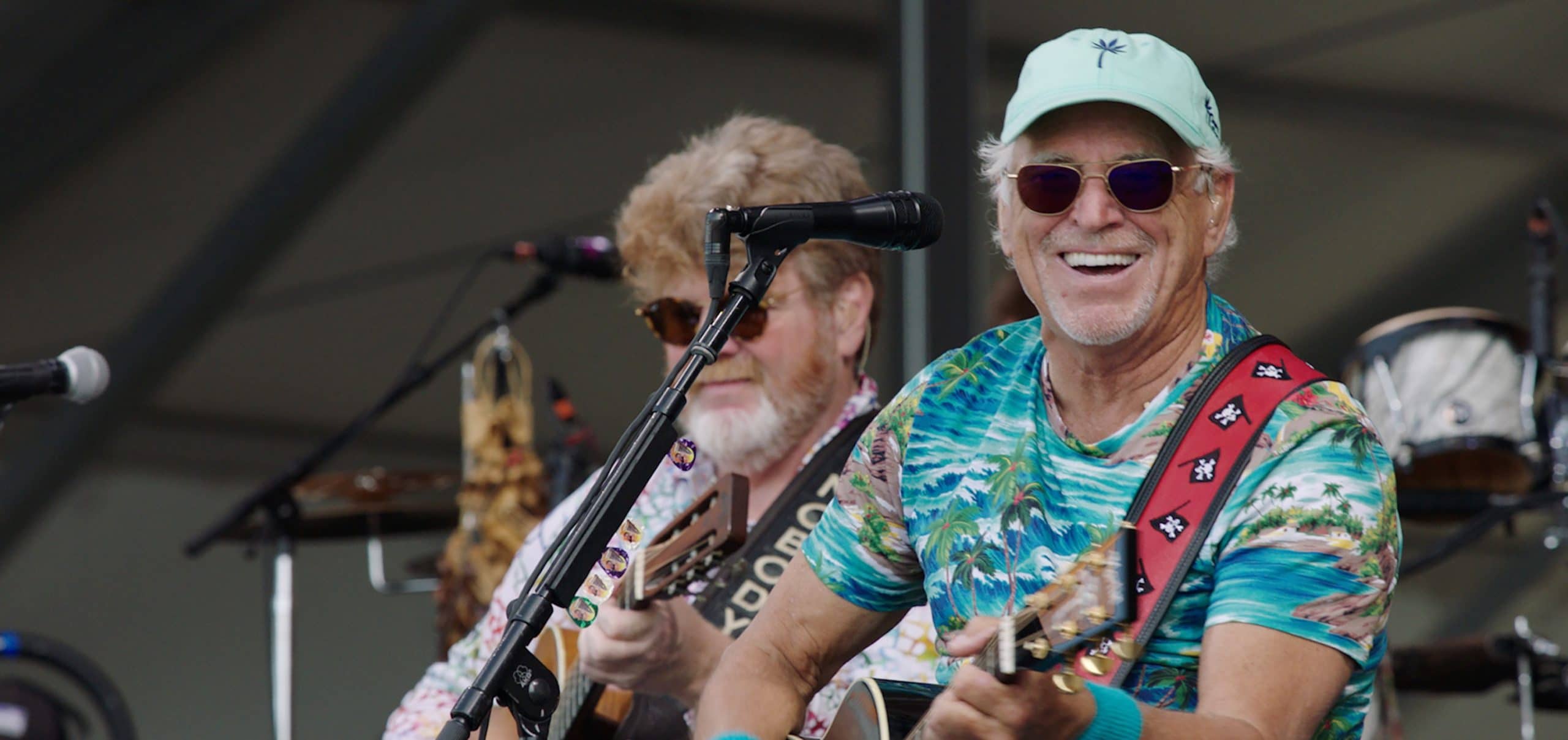 JAZZ FEST: A NEW ORLEANS STORY, from left: Mac McAnally, Jimmy Buffett, 2022