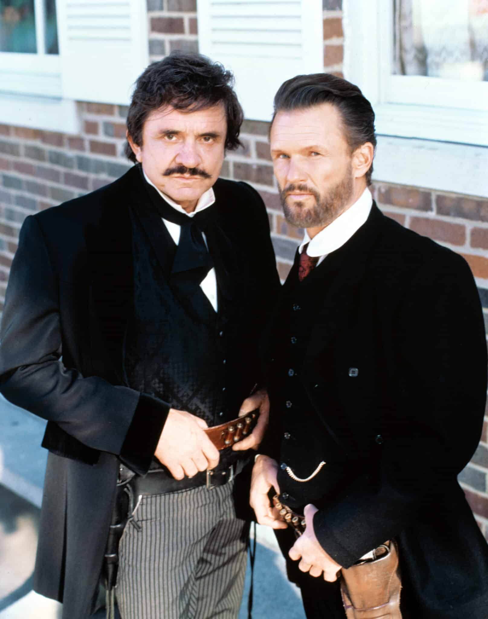 LAST DAYS OF FRANK AND JESSE JAMES, Johnny Cash, Kris Kristofferson, 1986