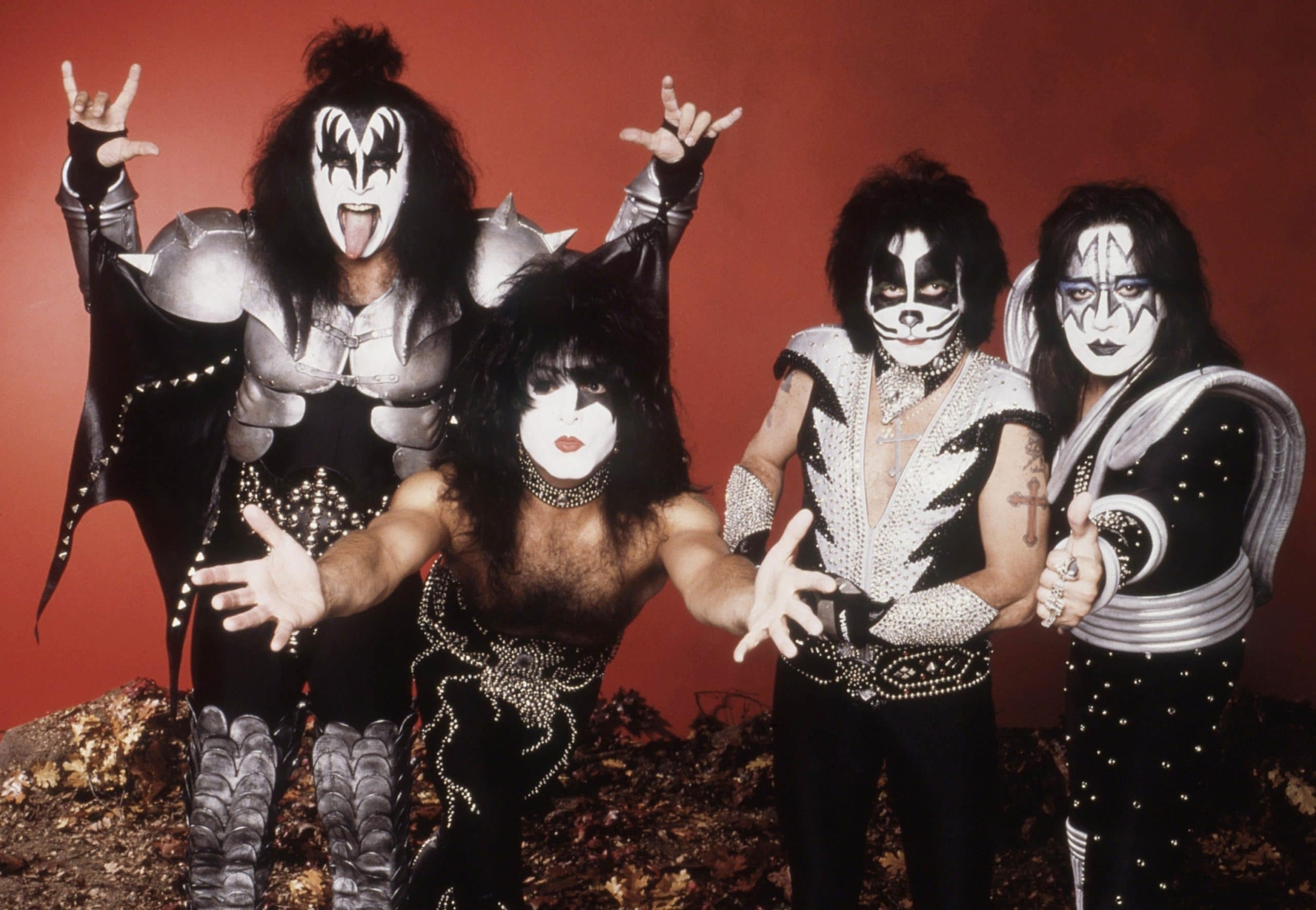 Kiss, from left: Gene Simmons, Paul Stanley, Peter Criss, Ace Frehley, circa 1998