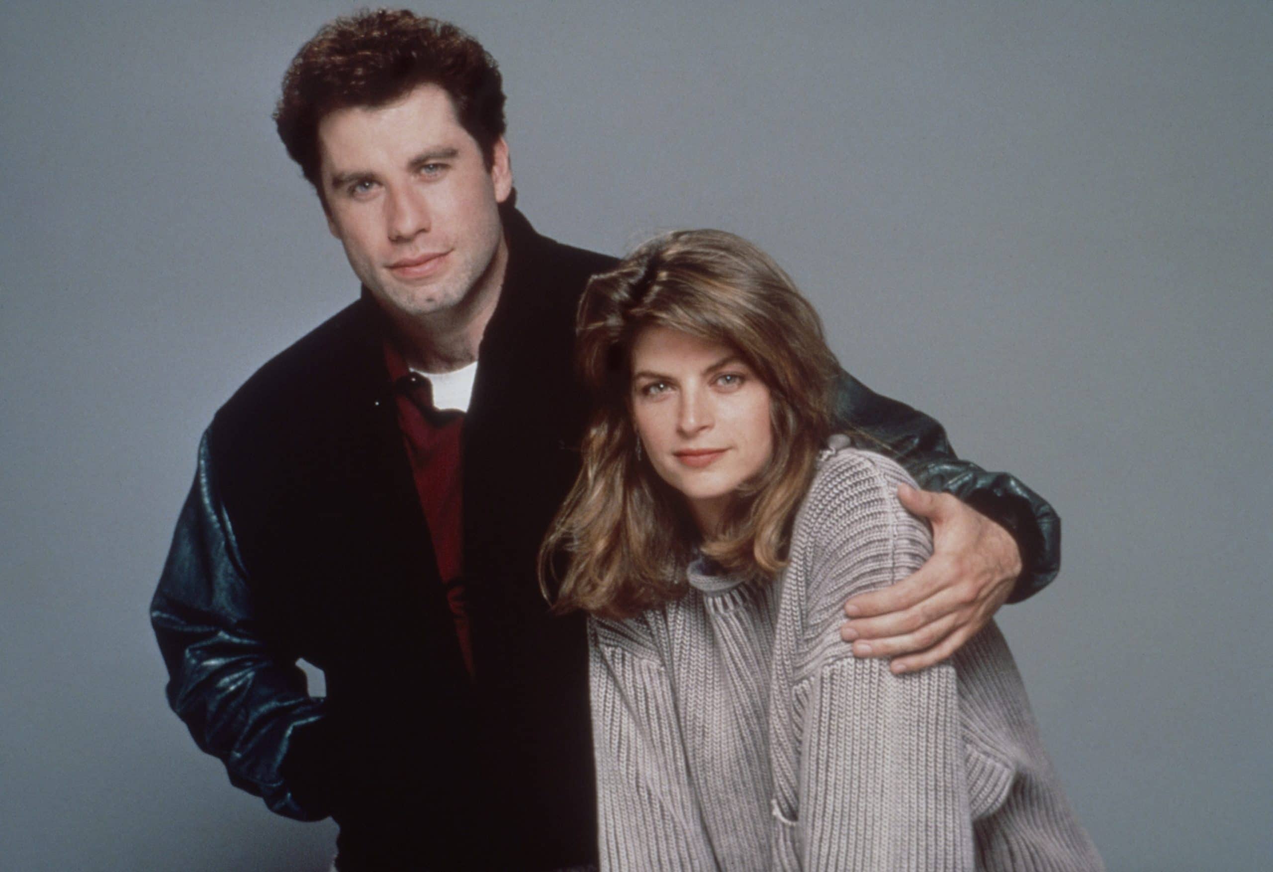 LOOK WHO'S TALKING, from left: John Travolta, Kirstie Alley, 1989