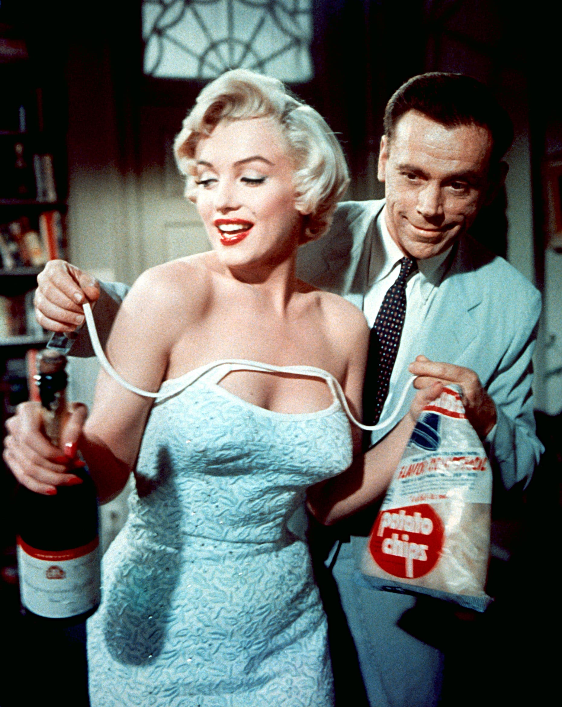 THE SEVEN YEAR ITCH, Marilyn Monroe, Tom Ewell, 1955