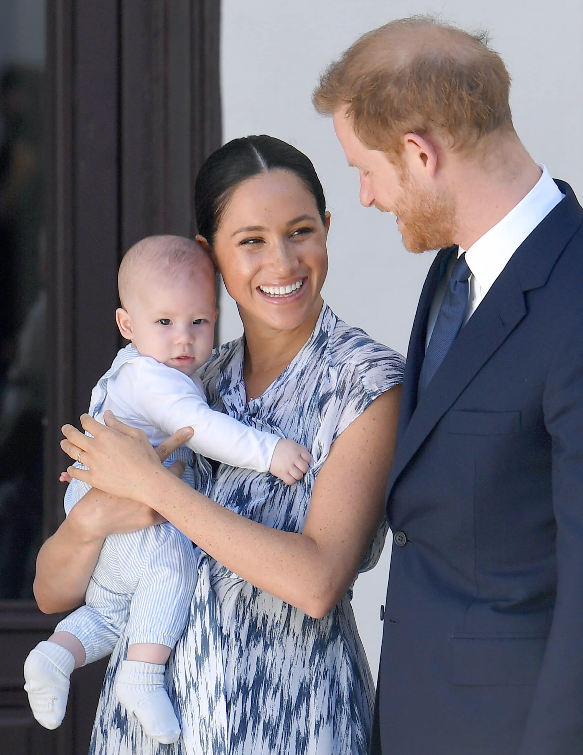 Prince Harry Duke of Sussex, Meghan Markle Duchess of Sussex and son Archie Harrison Mountbatten-Windsor