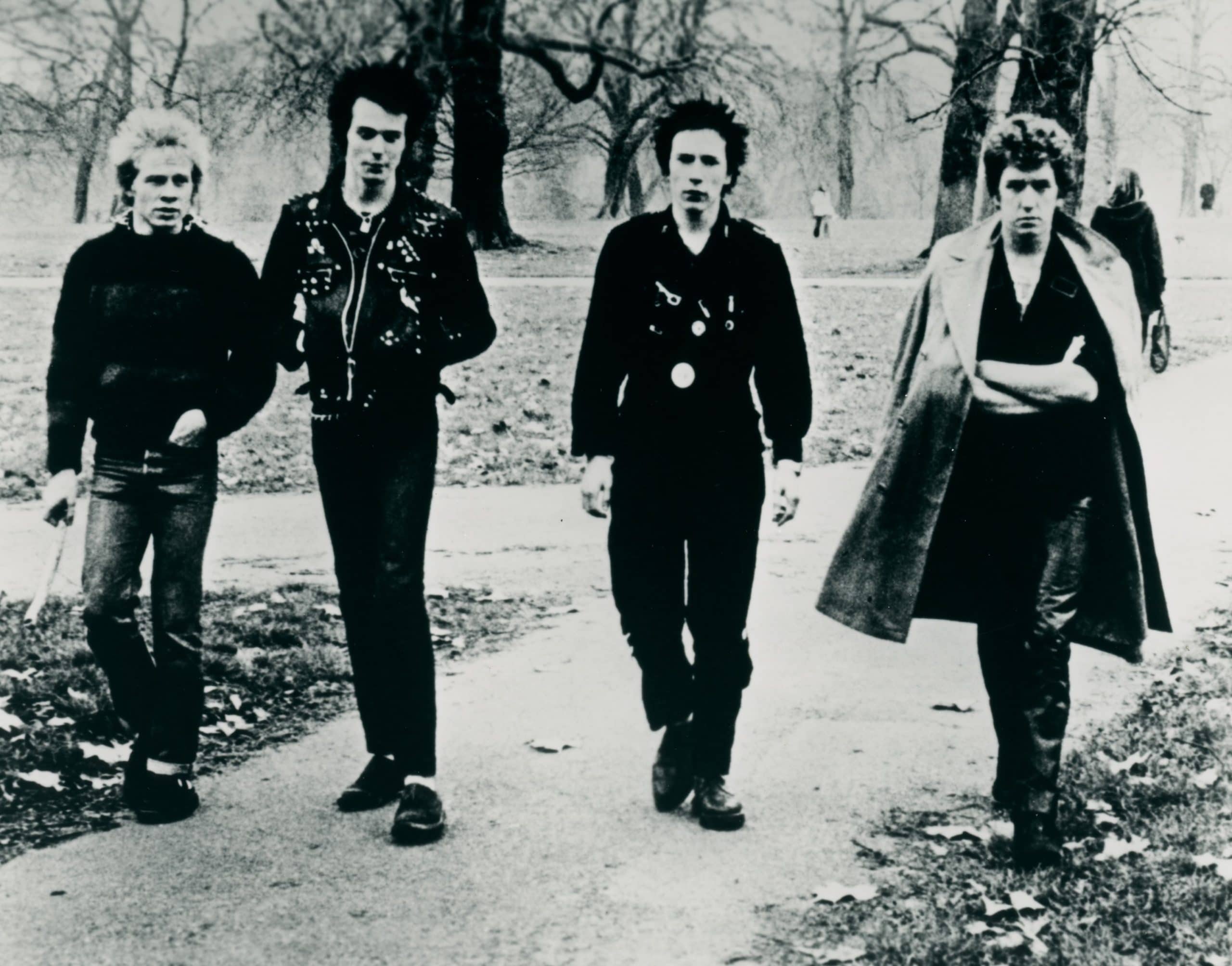 FILTH AND THE FURY, Paul Cook, Johnny Rotten, Steve Jones, of The Sex Pistols in 1977, 2000