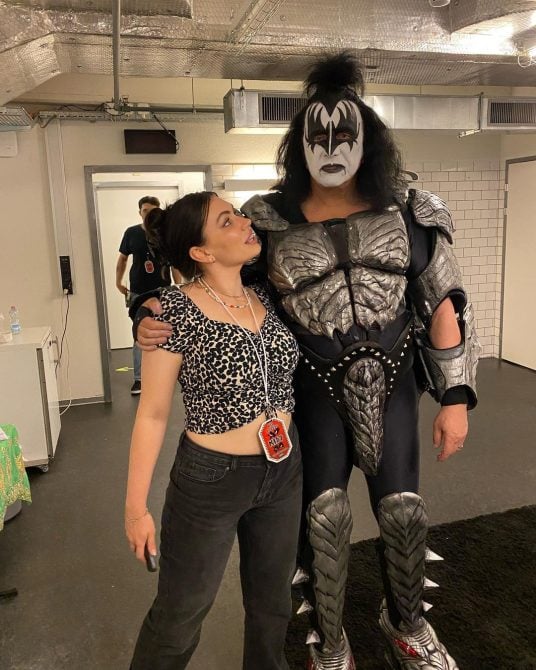 Gene Simmons Celebrates His Daughter Sophies Engagement 