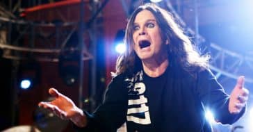 After his surgery, Ozzy Osbourne is using a cane