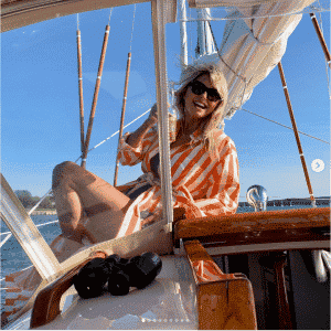 Christie Brinkley is a big fan of sailing