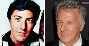 Dustin Hoffman led the cast as the titular graduate