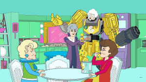 Golden Girls 3033 uses the original audio with new animated visuals to keep the comedy fresh