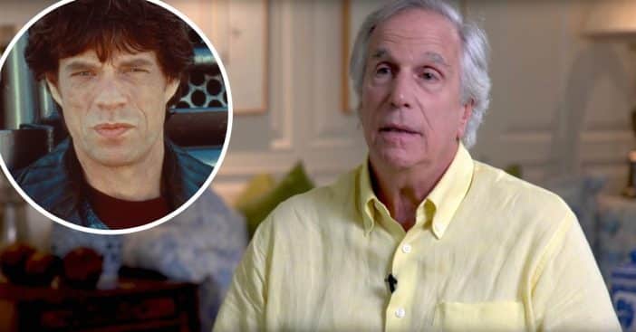 Henry Winkler shares awkward encounter with Mick Jagger