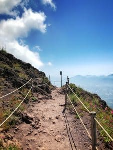 It's believed the tourist took an unauthorized path to the summit