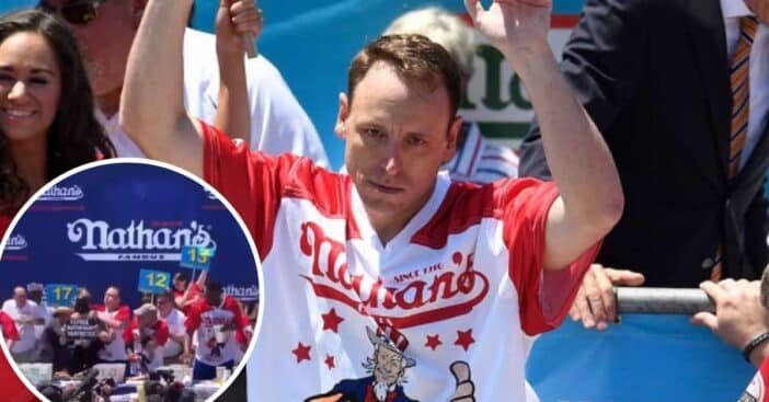 Joey Chestnut regrets choking protestor