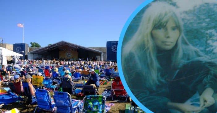 Joni Mitchell returned to the Newport Folk Festival